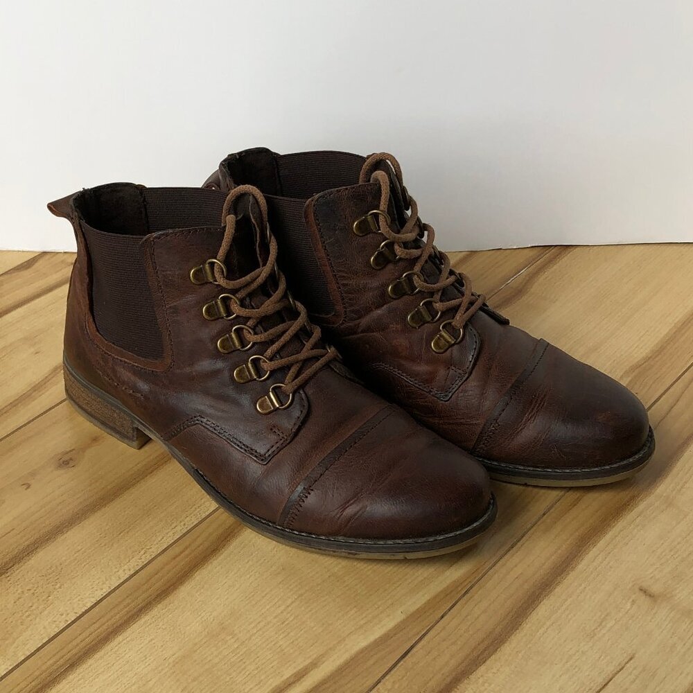Joseph Siebel Brown Leather Ankle Boots EU 38